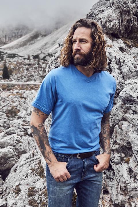 Produktbild JP1880 T-Shirt, Basic, V-Ausschnitt (L)