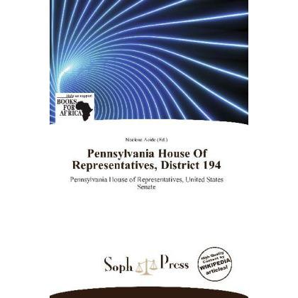 Pennsylvania House Of Representatives, District 194, Fachbücher