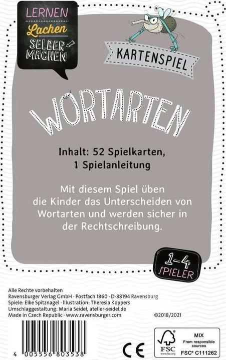 Image du produit Ravensburger Jeu de cartes Types de mots (Allemand)