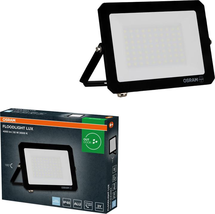 Produktbild Osram LED-Fluter, 50W, 4500lm, 6500K, 105°, IP65, kaltweiss (4500 lm, IP65)