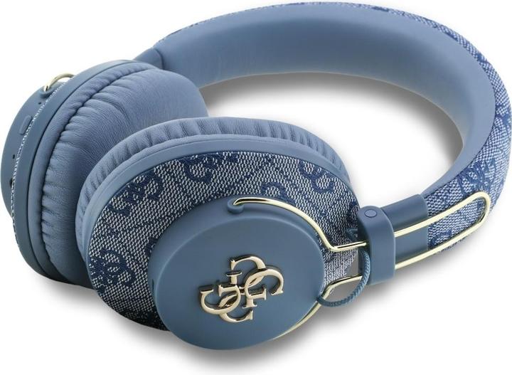 Produktbild Guess Headphones Bluetooth ENC Metal 4G Logo blue (30 h, Kabellos)