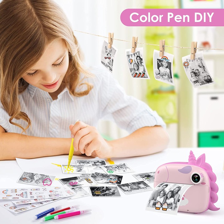Actual product image HiMont Children's Instant Camera, Pink