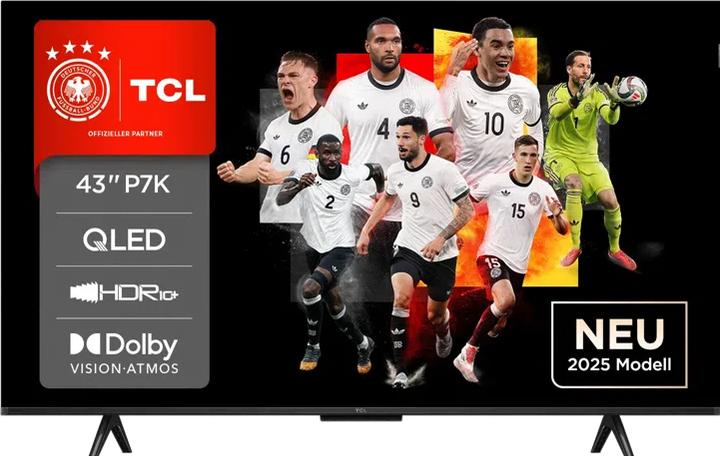Actual product image TCL 43P7K (43", QLED, 4K, 2025)