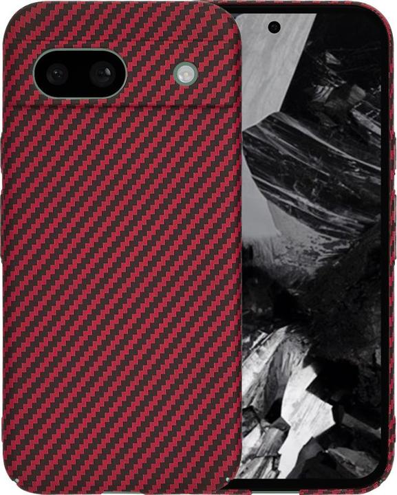 Actual product image Techsuit - Carbonite FiberShell - Google Pixel 8a - Red (Google Pixel 8a)