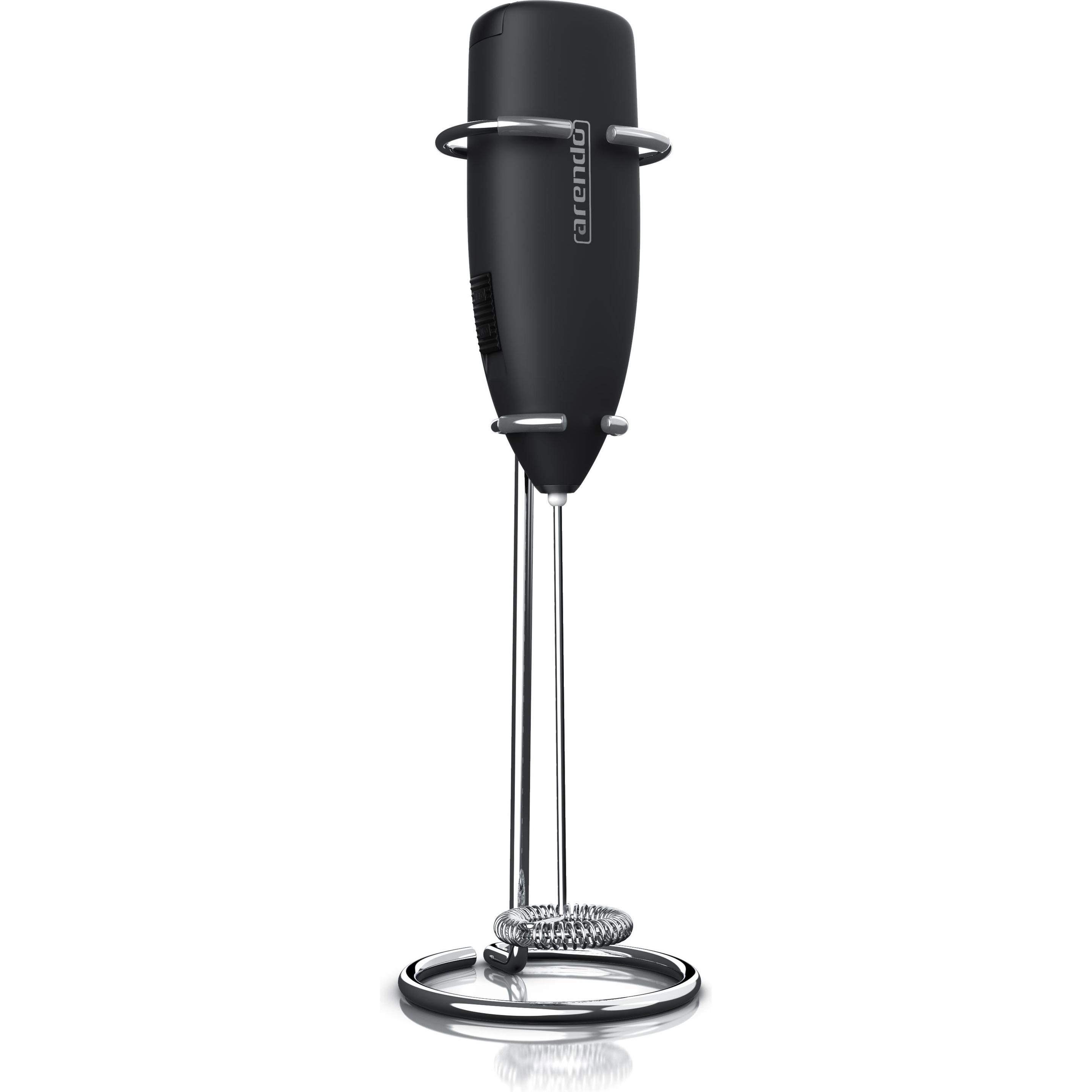 Arendo Stab Milchaufschäumer, Milchaufschäumer, Schwarz