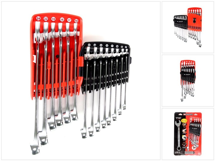 Produktbild Facom Ringmaulschlüsselsatz (7 mm, 8 mm, 10 mm, 11 mm, 12 mm, 13 mm, 14 mm, 15 mm, 16 mm, 17 mm, 18 mm, 19 mm, 22 mm, 24 mm)