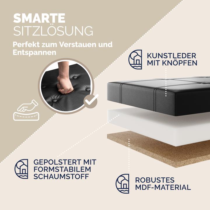 Actual product image Casaria Sitztruhe (115 cm)