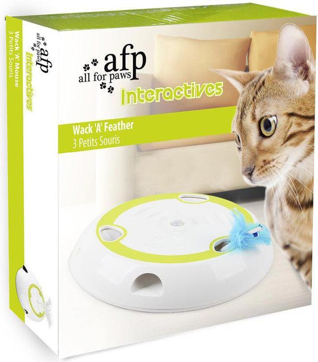 Actual product image All for Paws Wack'A'Feather (Catmint toy)
