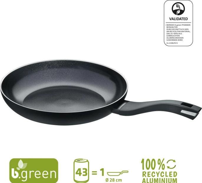 Productafbeelding Berndes Koekenpan Alu Recycled Inductie 28 cm (28 cm, Koekenpan, Aluminium)
