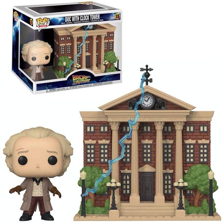 Image du produit Funko POP! - Retour vers le Futur: Doc with Clock Tower
