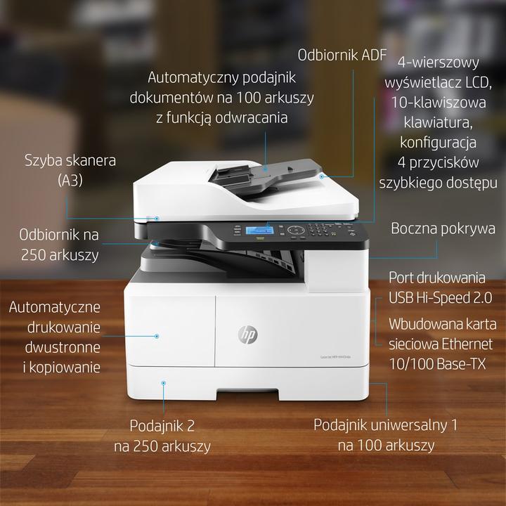 Immagine prodotto HP LaserJet MFP M443nda (Laser, Bianco e nero)
