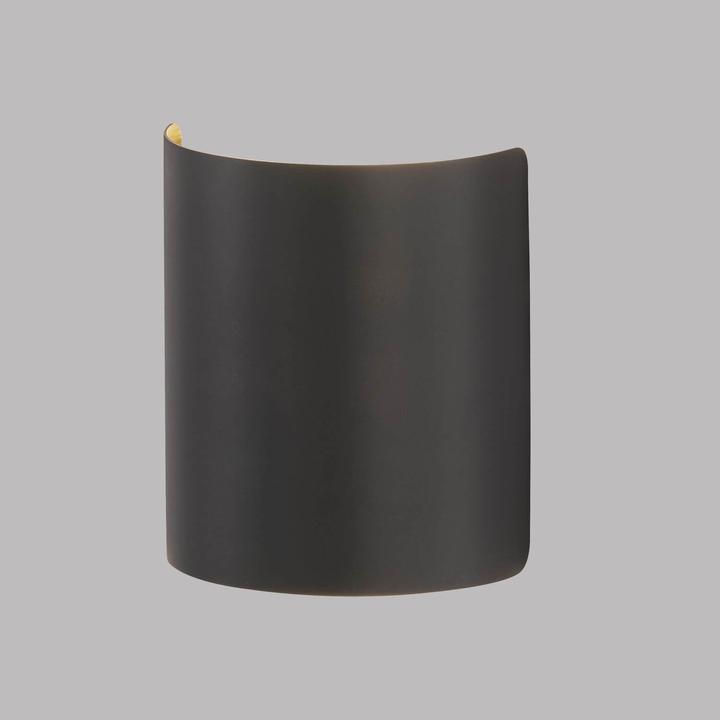 Actual product image Fischer & Honsel Honsel Halv LED wall light 2-fold 7.1W warm white sand black 30514