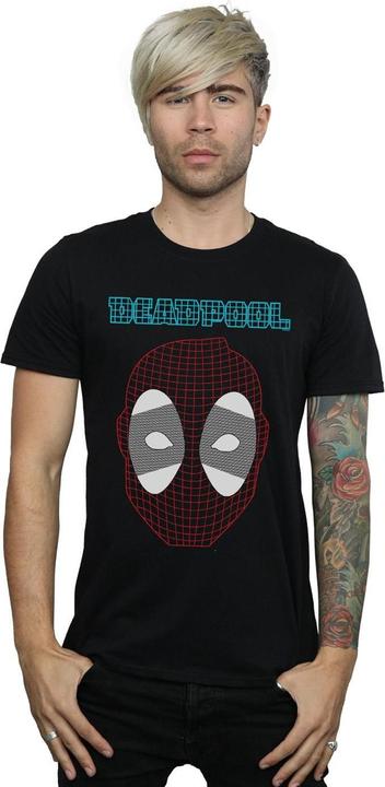 Actual product image Mens Deadpool Mesh Head T-Shirt (S)