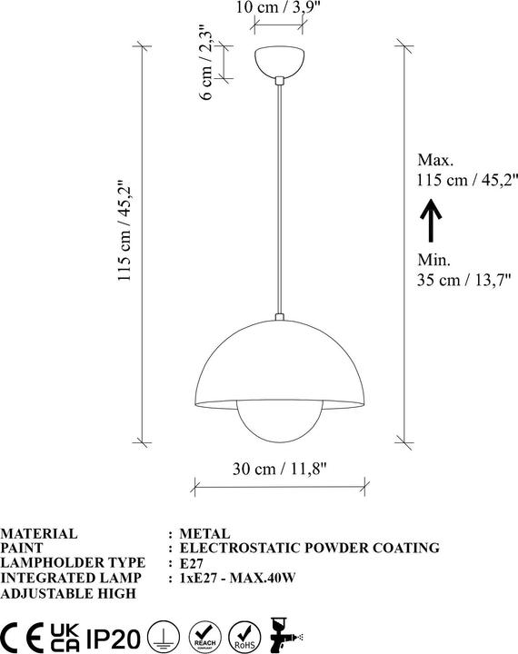 Image du produit Opviq Eylul Chandelier (E27)
