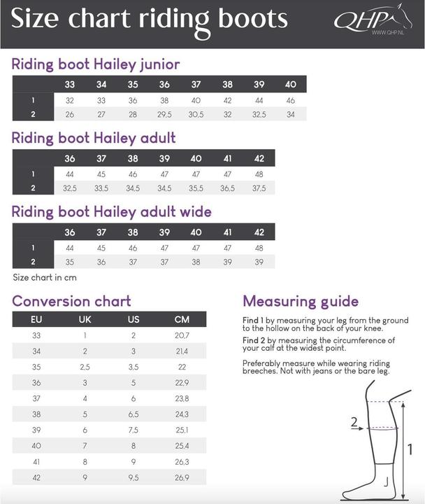 Produktbild Qhp Reitstiefel Hailey Junior (39)