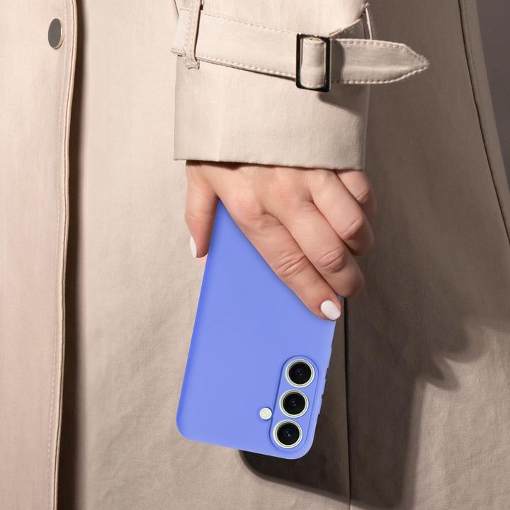 Actual product image Cadorabo Case for Samsung Galaxy S24 FE TPU Liquid Silicone Cover (Samsung Galaxy S24 FE)