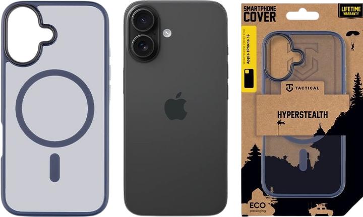 Actual product image Tactical MagForce Hyperstealth Cover for iPhone 16 Deep Blue (Apple iPhone 16)