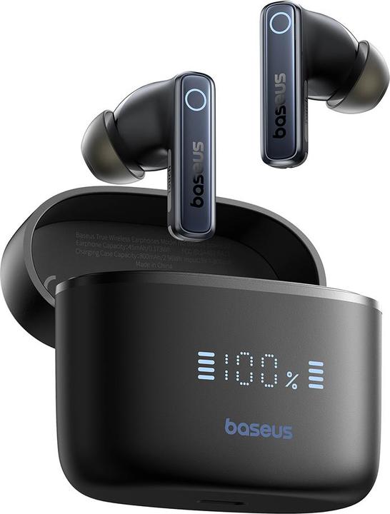 Actual product image Baseus - Wireless Earbuds Bowie 30 (A00073100126-00) - Bluetooth, True Wireless - Cosmic Black (Wireless)