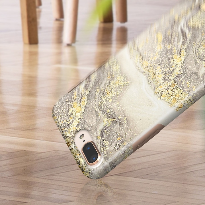 Produktbild iDeal Of Sweden Sparkle Greige Marble (Apple iPhone SE (2nd Gen), Apple iPhone 6s, Apple iPhone 8, Apple iPhone 6, Apple iPhone 7)