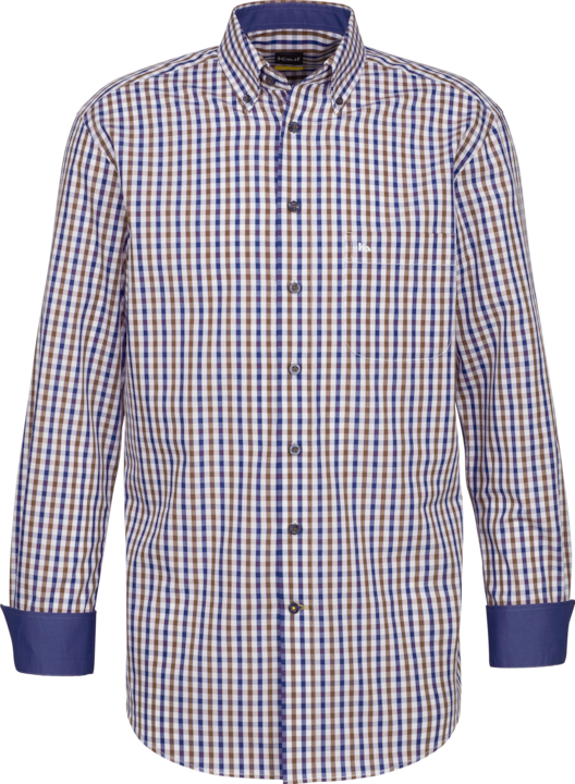 Immagine prodotto Kauf Firenze button down, manica lunga dal taglio moderno con contrasto (42)