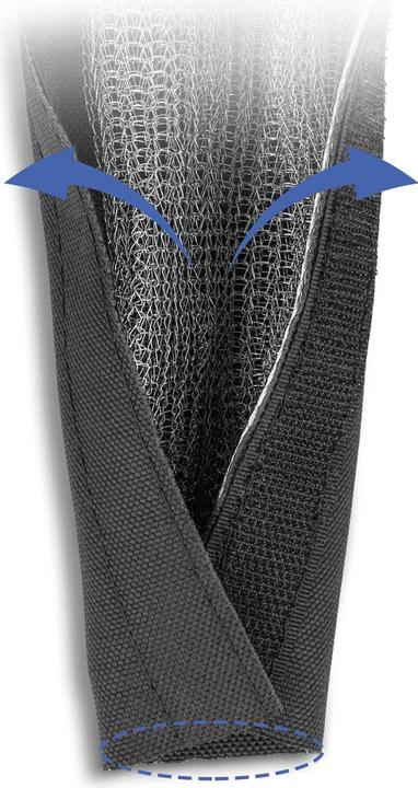 Immagine prodotto Delock Guaina schermante intrecciata EMC con chiusura a velcro (Tubo cavi, 100 cm)
