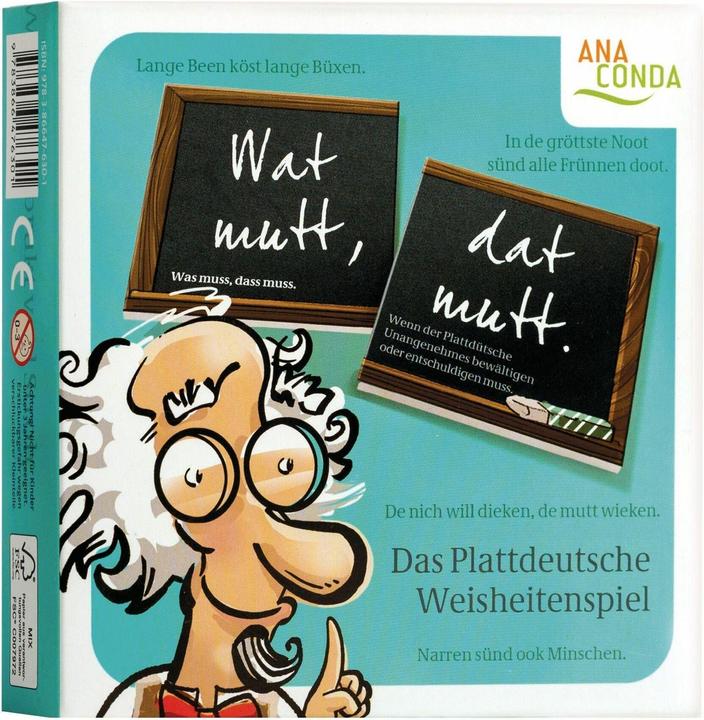 Produktbild Wat mutt, dat mutt - Das Plattdeutsche Weisheitenspiel (Deutsch)