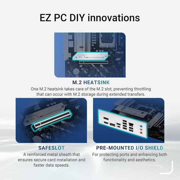 Produktbild ASUS PRIME B860M-A WIFI (LGA 1851, Intel B860, mATX)