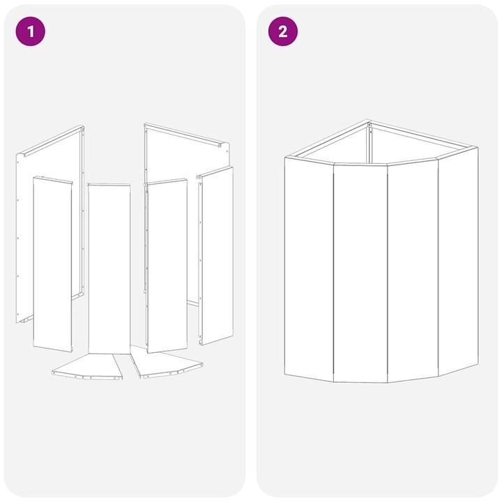 Produktbild vidaXL Eckpflanzer