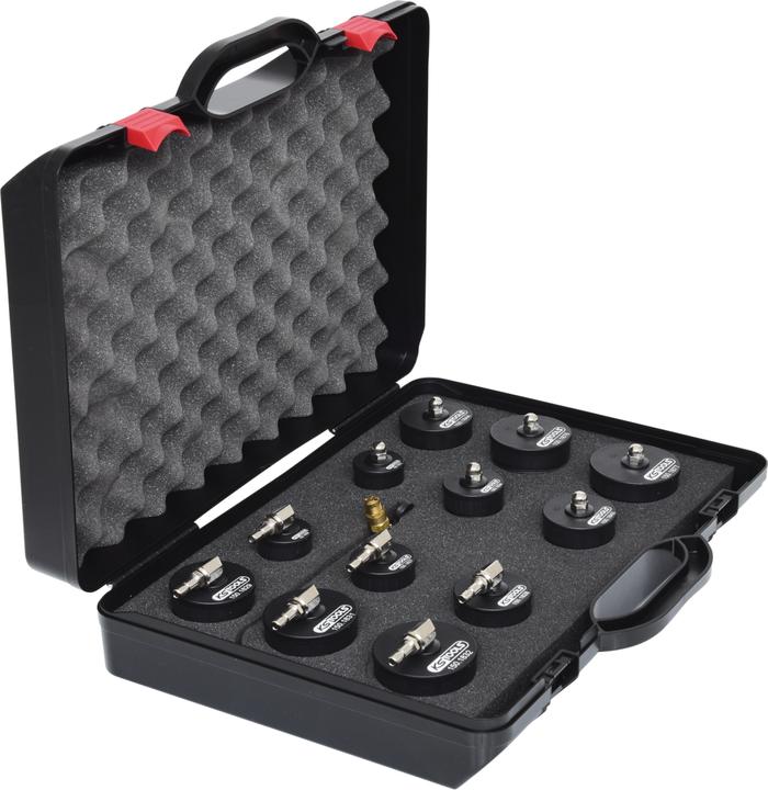 Produktbild KS Tools Turbolader-Bajonett-Ladeluft-System-Prüfkoffer-Satz, 13-tlg