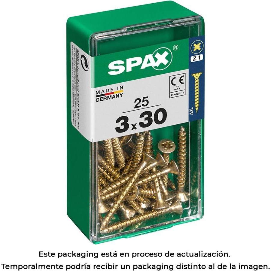 Spax, Viti, 4081020300301 (25 Viti Per Pezzo)