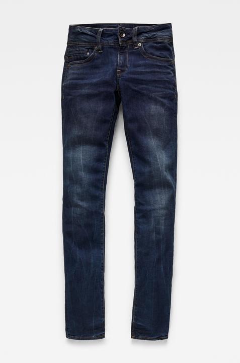 Actual product image G-Star Midge Saddle Mid Straight Jeans Neutro dk aged (W34/L32)