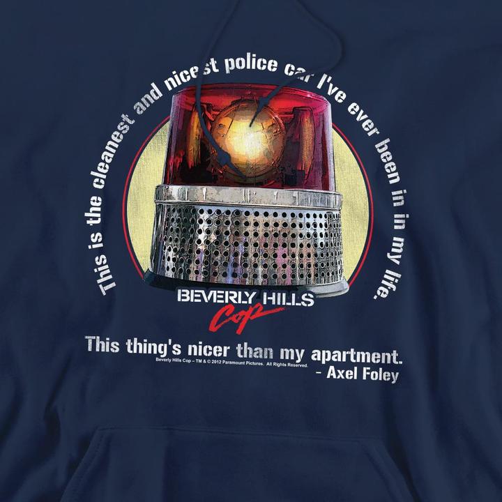 Produktbild Beverly Hills Cop Nicest Police Car Kapuzenpullover (M)