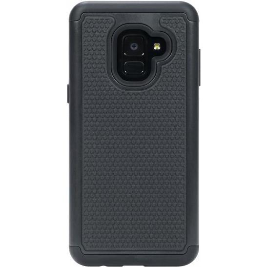 Mobilis Bumper Rugged Case (Samsung Galaxy A8), Smartphone Hülle, Schwarz