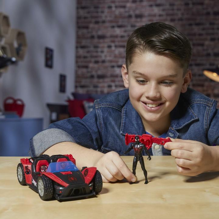 Productafbeelding Spiderman SPI 10 cm Venomversus Miles Street Racer