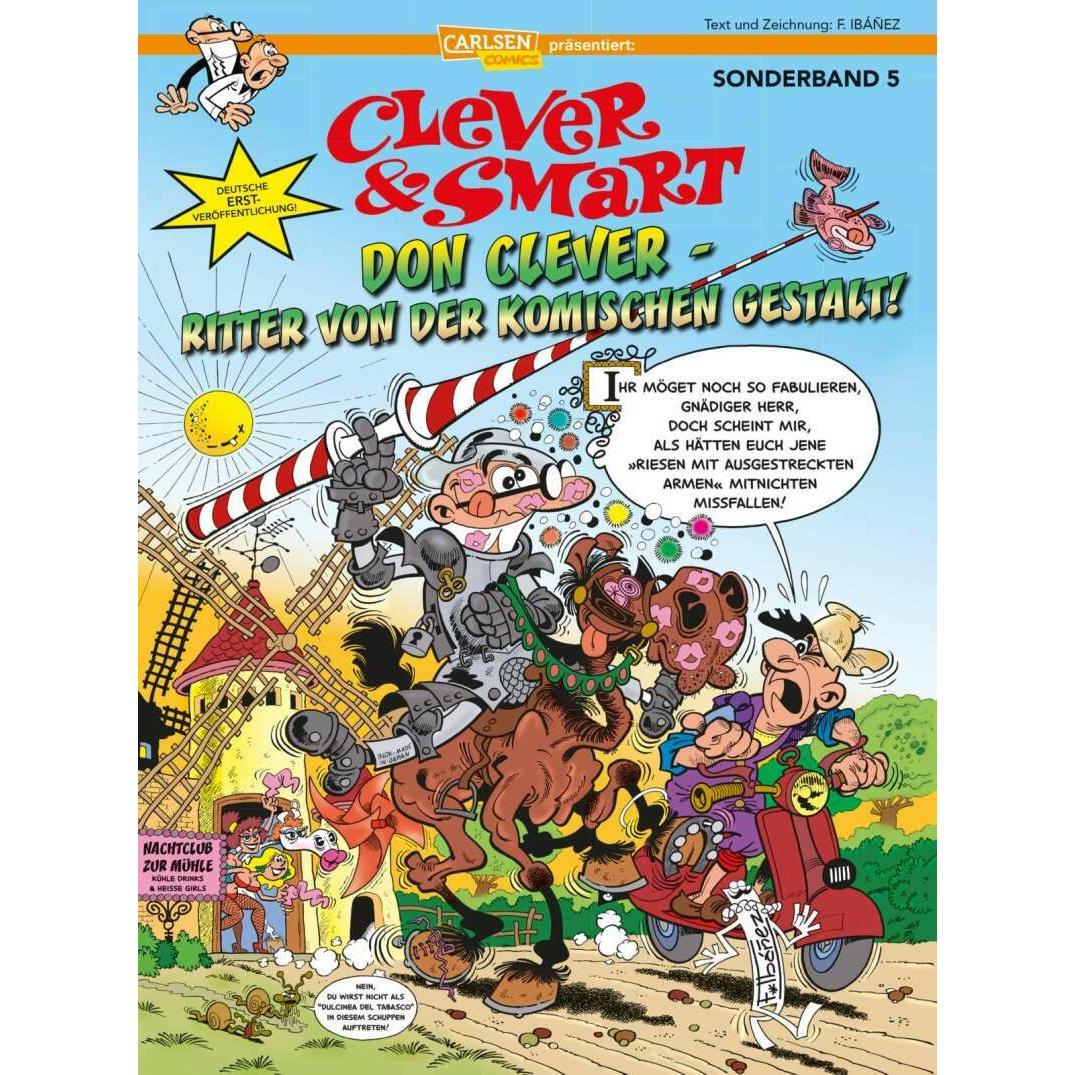 Clever und Smart Sonderband 5: Don Clever – Ritter von der komischen Gestalt!, Belletristik von Francisco Ibáñez