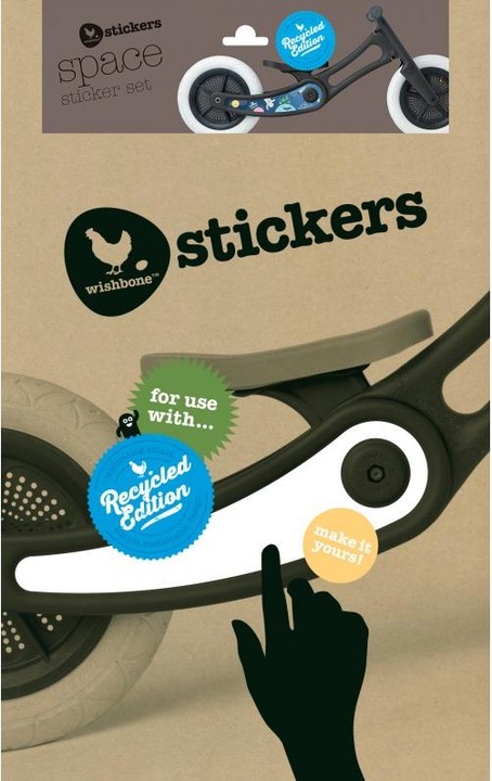 Actual product image Wishbone Bike Sticker Space