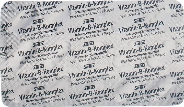 Nutritional values and ingredients Salus Vitamin B Complex Caps (60 Piece, Capsules, 52 g)