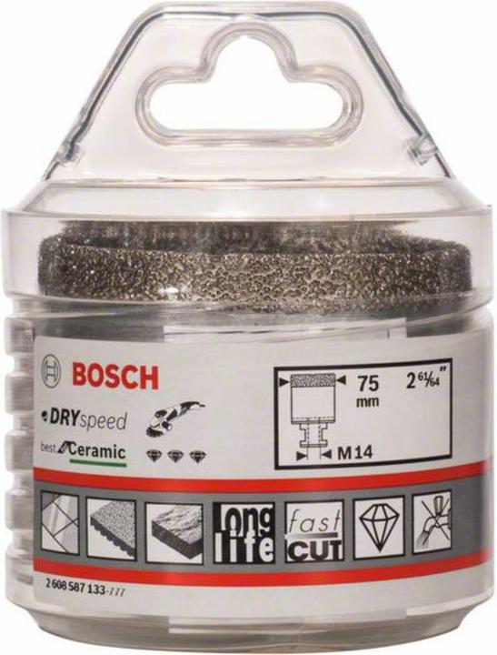 Produktbild Bosch Professional Zubehör PRO Core Cutter dry, 75 x 35 x 22,23 mm (75 mm)