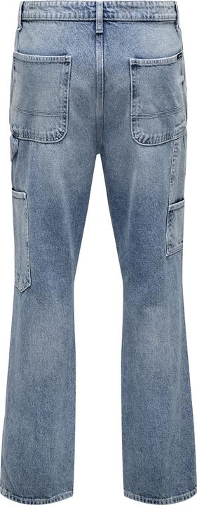 Actual product image Only & Sons ONSEDGE mid waist straight cut jeans regular fit jeans (W31/L34)