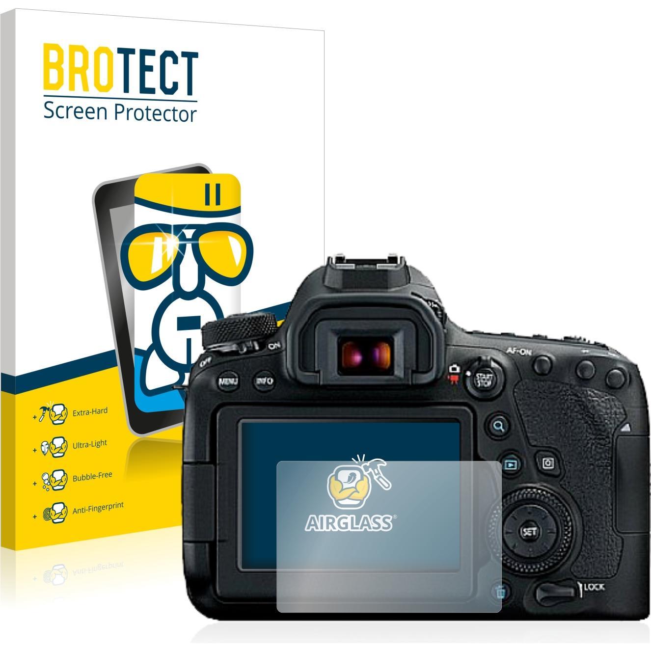 BROTECT AirGlass Panzerglasfolie (Displayschutz, EOS 6D Mark II), Kameraschutz