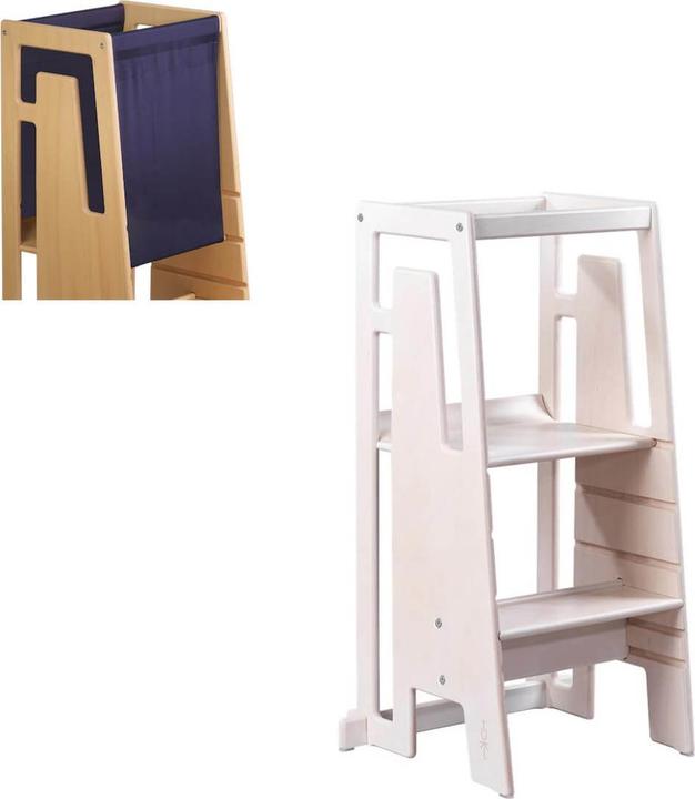 Actual product image Tuki Learning tower set with discovery cloth / discovery tower / elevation