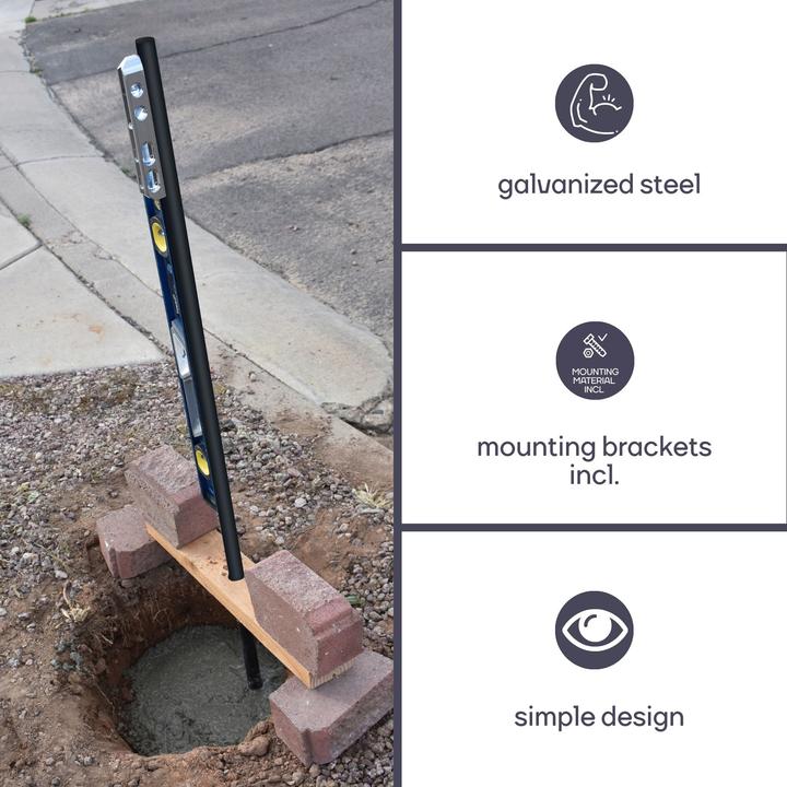 Produktbild Velleman Briefkastenständer - Schwarz