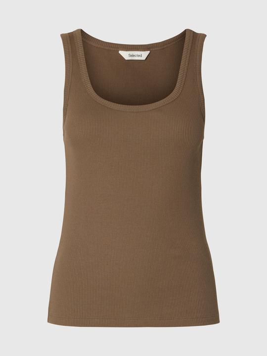 Produktbild Selected Rippmuster Baumwoll Tanktop (L)