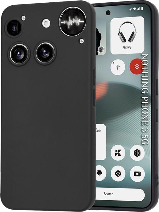 Actual product image Techsuit - SoftFlex - Nothing Phone (3) - Black (Nothing Phone (3))