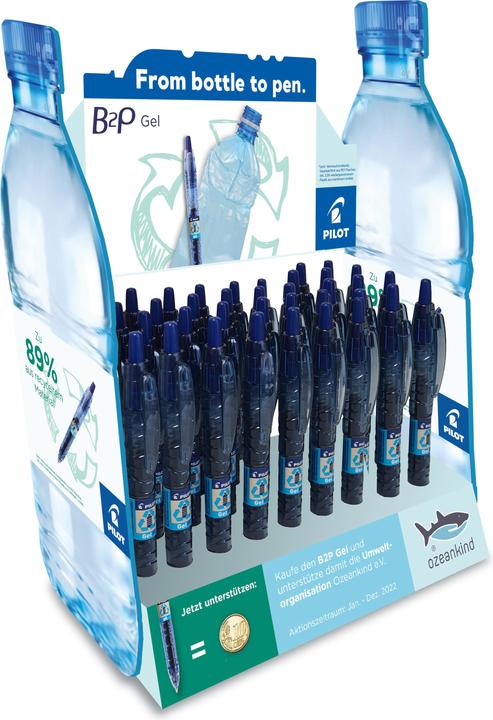 Actual product image Pilot B2P - Gel roller display (36x)
