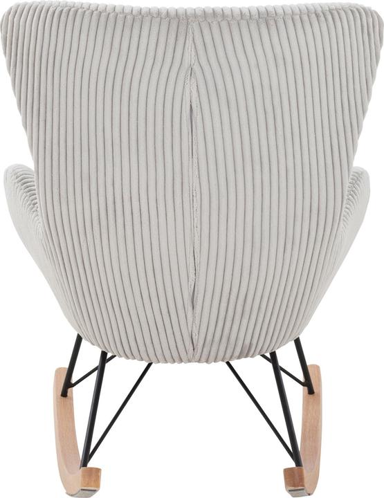 Produktbild SalesFever Schaukelstuhl Texturstoff grau