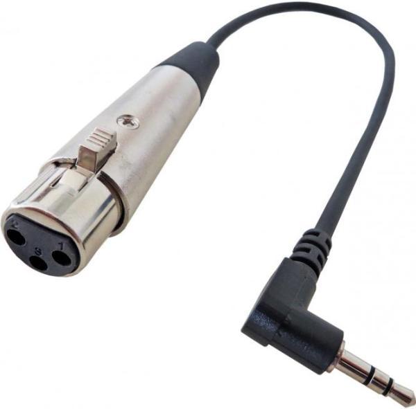 Actual product image keepdrum MC-025XJ Audio Cable 0.3m XLR- TRS 3.5mm (0.30 m)