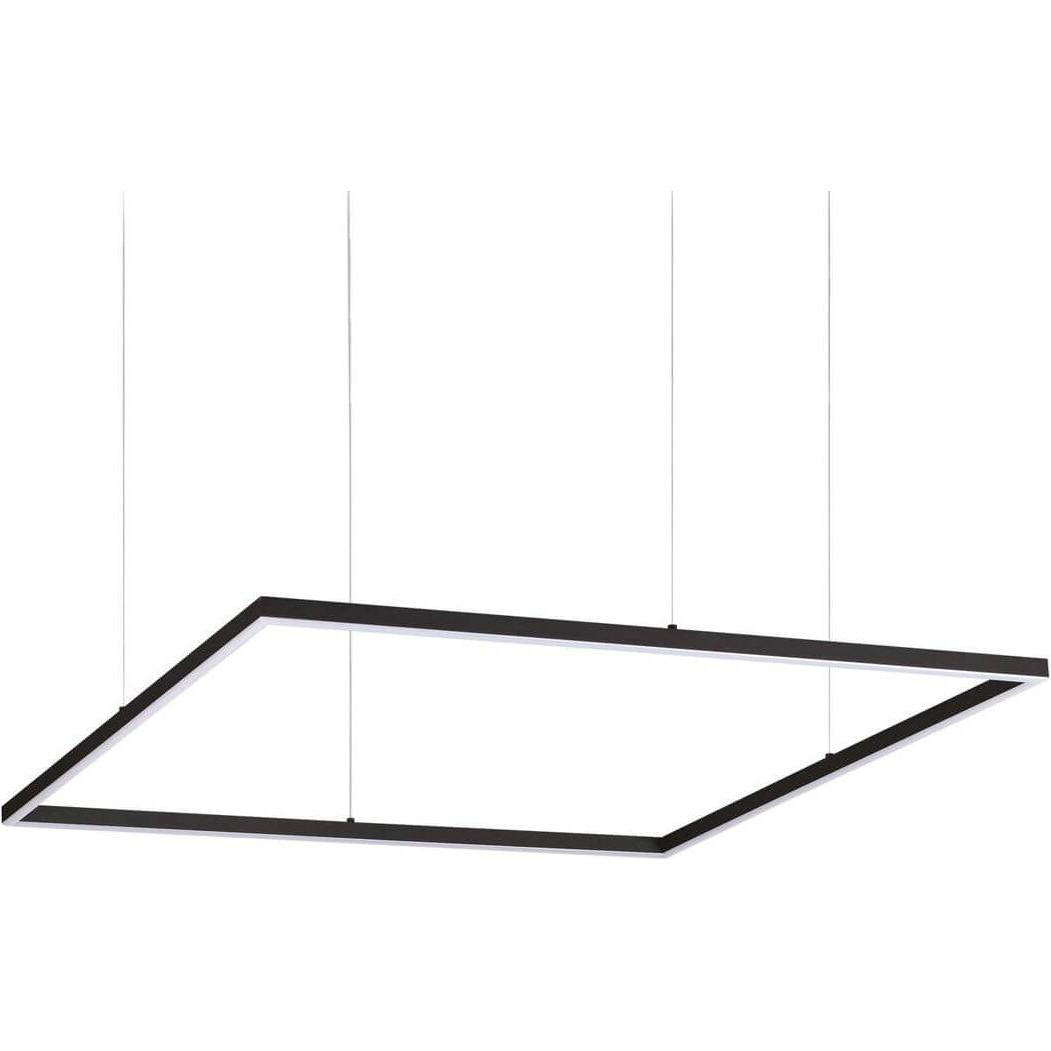 Ideal lux, Pendelleuchte, ORACLE SLIM LED Pendelleuchte 53W Schwarz warmweiss 259208 (5250 lm)