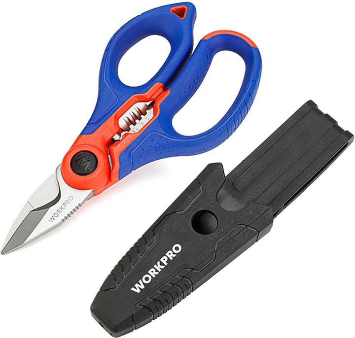 Produktbild Workpro Elektrikerschere 16,7 x 8 x 2,8 cm 3 in 1 (16.70 cm)