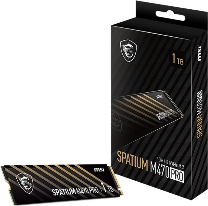 Actual product image MSI Spatium M470 Pro (1000 GB, M.2 2280)